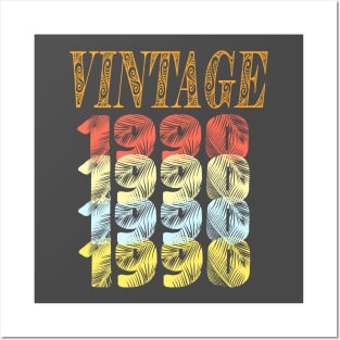 vintage 1990 t-shirt Posters and Art